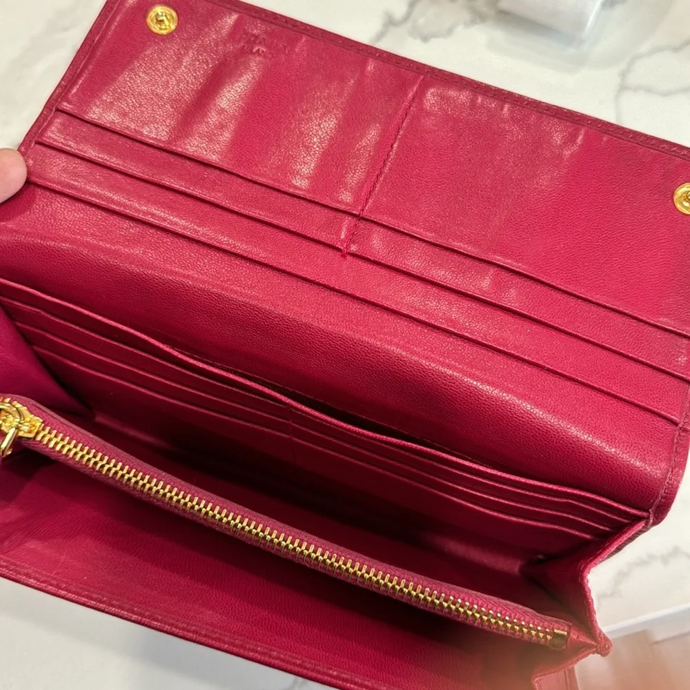 Prada Italy Leather Wallet